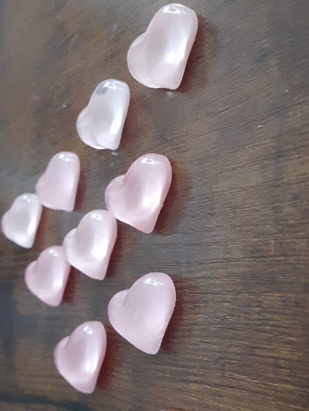 Delicate Pink Heart Magnets - Picture 5 of 5